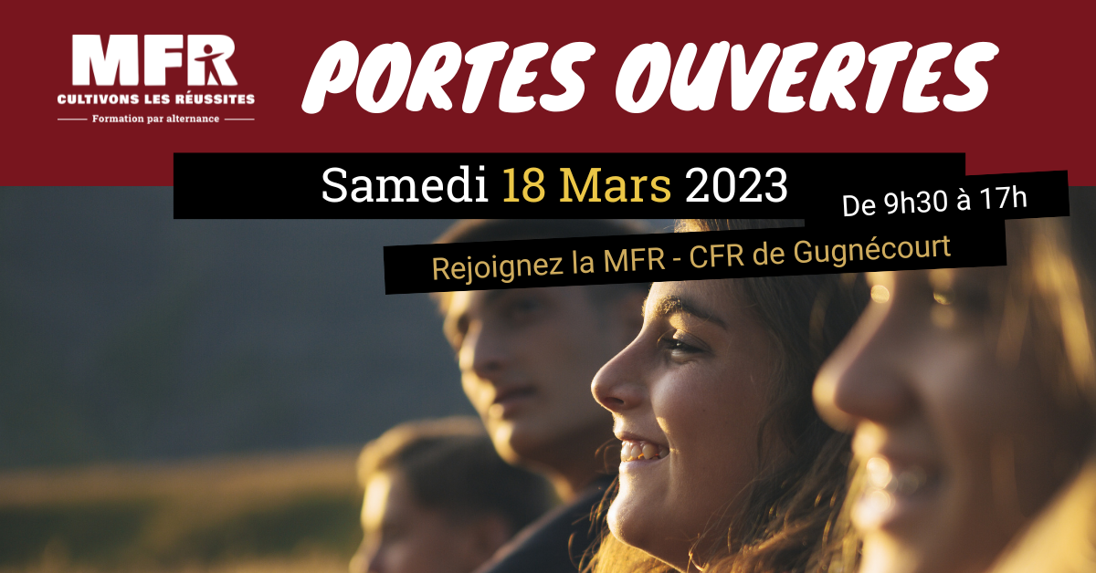 Nouvelle Journée Portes Ouvertes Samedi 18 mars sur RDV